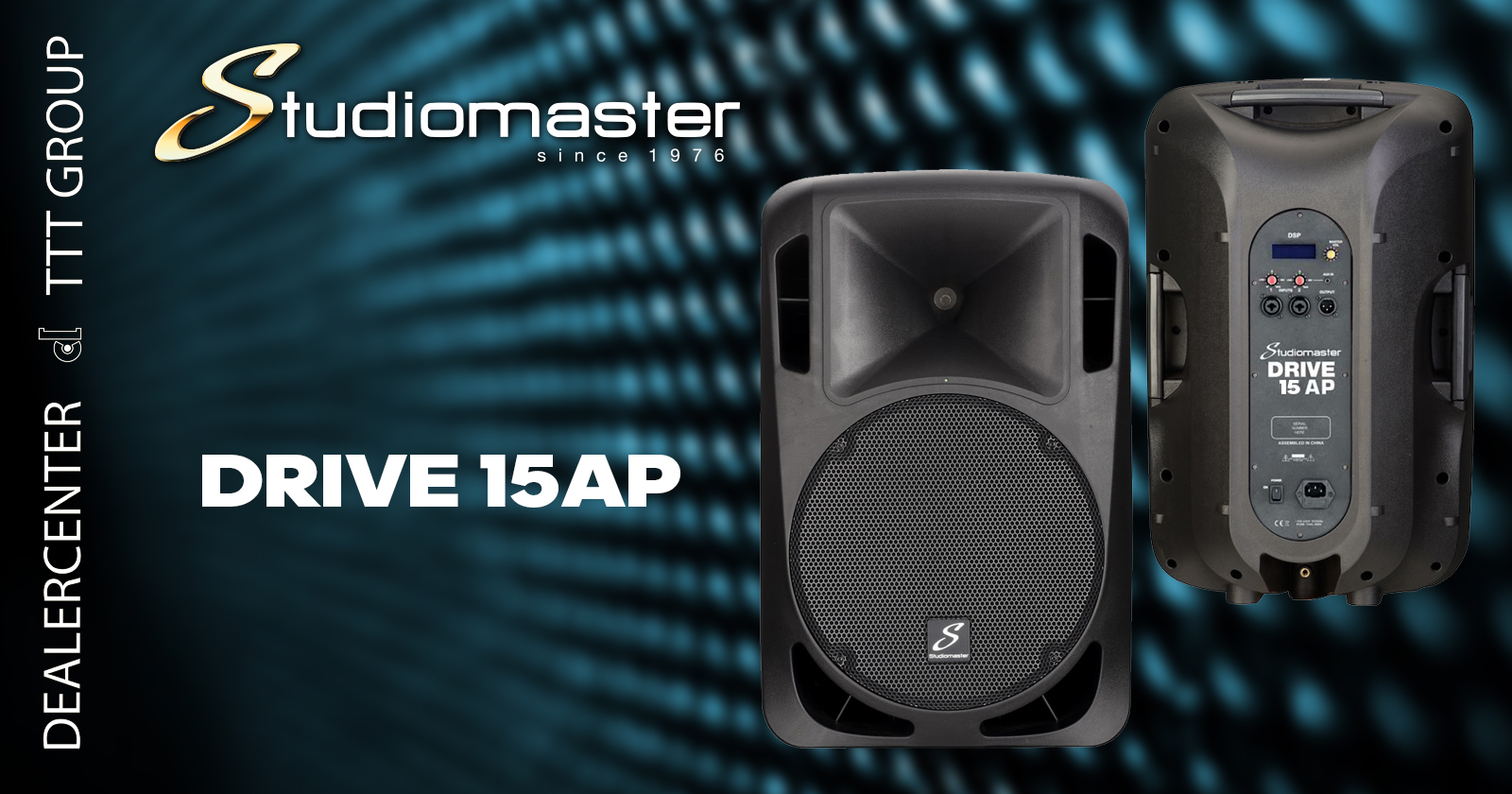 Новинка от Studiomaster серии DRIVE - активная акустическая система с DSP!