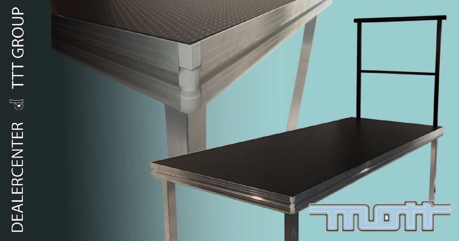 Praktikus 500 от Mott - вставки в углах с закругленными краями гарантируют полную безопасность на сцене.